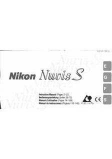 Nikon Nuvis S Printed Manual